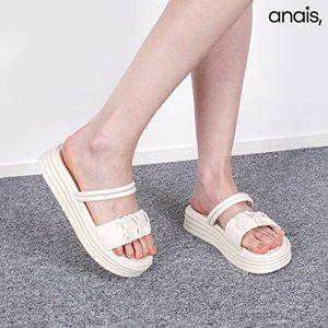 [아나이스]셔링 스트랩 뮬슬리퍼 4cm [무료배송]