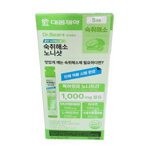 DR.BEAR+닥터베어 숙취해소노니샷 5회분 특허원료 노니트리함유