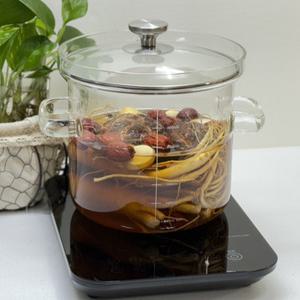 더존쿡 인덕션 렌지 대용량 4L 약탕기 전기 유리 홍삼제조기 청국장,식혜제조기
