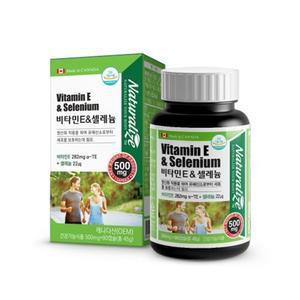 비타민E 셀레늄 500mg x 90캡슐 50대남성비타민 20대