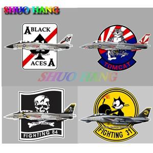 Northrop Grumman Tomcat F14 배지 Starfighter 항공기 비닐 자동차 부품 창 트렁크 레이싱 오토바이 헬멧