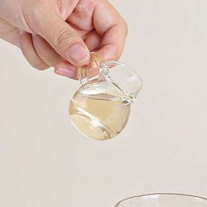 소스보트 마카 유리잔 밀크저그 샷잔 시럽 소스잔 35ml 6P