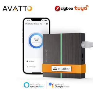 투야 스마트봇ATTO Tuya Matter 스마트 게이트웨이 허브 ZigBee 홈 브리지 유선 리모컨은 HomeKitGoogle Ho