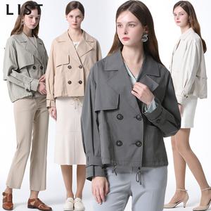 [리스트(LIST)] 스트링 숏 트렌치코트 (택가격: 278000원)