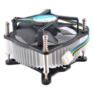 알루미늄 쿨러 냉각 선풍기, 1U 서버 CPU LGA 1150 1151 1155 1156, 1200-2500RPM, DC12V, 4 핀