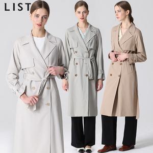 [리스트(LIST)] 프레스티지 클래식 벨티드 트렌치코트 (택가격: 438000원)