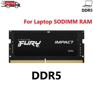HyperX Fury Impact 노트북 메모리 DDR5 SODIMM RAM 8GB 16GB 32GB 4800MHz 5200MHz 5600MHz 고성능 Memori