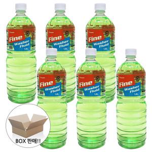 -25도 OK 파인 워셔액 1.8X6개 사계절 차량용 유리세정제