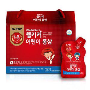 닥터포이 웰키커 어린이 홍삼 30포 1개월분 1박스