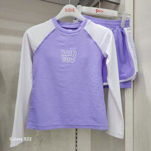 [소이]3부 레이어드 크롭 래쉬가드 셋트 23M04580255