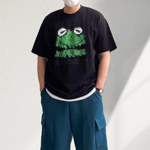 [노멀쉐이크]FR 냉감 아이스 쿨링 프린팅 반팔티 3컬러 데일리룩 커플 휴양지 바캉스