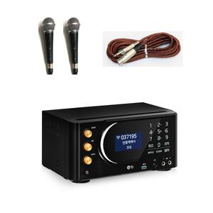 TKR-370HK + 유선마이크 2개 세트 / 가정용 노래방 기기 / TJ 태진 미디어 z