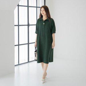 엄마옷 마담4060 카렐빅버튼원피스 여성원피스 -ZOP2505012-