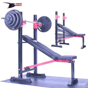 포스스포츠 포스각도벤치프레스 블랙원판10~80kg세트