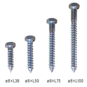 메가타이 우드스크류 38mm (100개)
