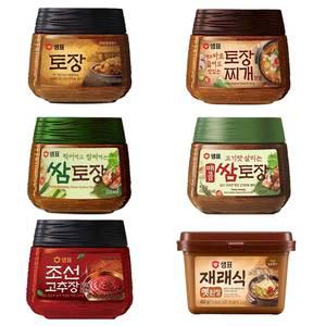 샘표 토장찌개 양념 .쌈토장450g //된장//고추장