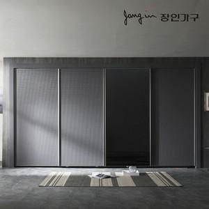 장인가구 단테 모던 미러 슬라이딩 붙박이장 10cm
