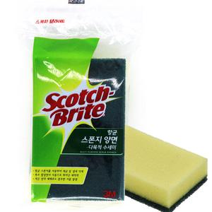 쓰리엠 3M 항균 스폰지 양면 다목적 수세미 소 1입