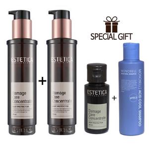 에스테티카 데미지 케어 컨센트레이트 오일 에센스 120mlX2+30ml+약산성 쿨샴푸 150ml