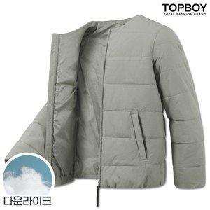 [탑보이]다운라이크 노카라 경량 패딩 점퍼  JW547 _P314731409