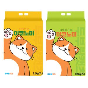 두부랑 캣츠 이코노미 고양이 두부모래 7L 고양이모래