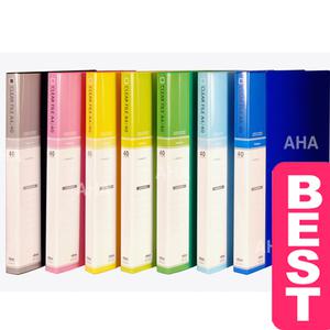 현풍 마이다스 A4 클리어화일 40P ＃4342-3 [7가지색상]/파일/바인더