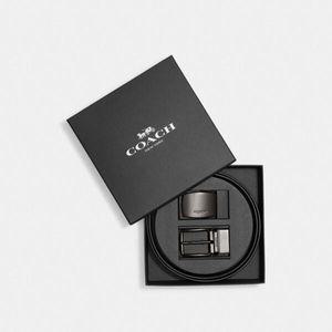 [코치][공식] 버클 컷투사이즈 리버시블 벨트 CB251 BK/CQ