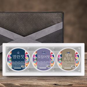 속초젓갈 알찬 선물세트 2호 /명란+오징어+명태초무침/ 각500g
