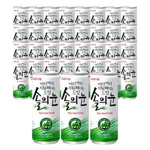 솔의눈 240ml 30캔 상쾌한 캔음료