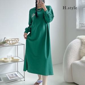 H스타일OP818OPS 가을 OPS 원피스 홈웨어 라운지