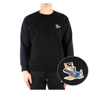 [메종키츠네](JM00317KM0001 BLACK) 남성 드레스드 폭스 맨투맨