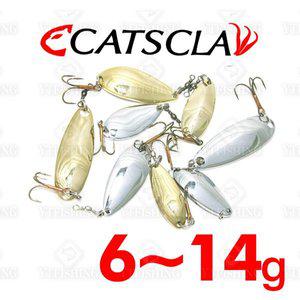 [팜피싱] 캣츠크로우 스푼 트레블훅/10 g-은색