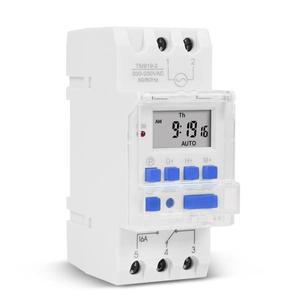 SINOTIMER TM919A-2 프로그래밍 가능한 디지털 시간 스위치 릴레이 타이머 제어 AC 220V 16A Din 레일