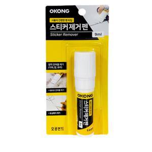접착제제거제 펜 타입 스티커리무버 유성매직 지우개 테이프 접착자국 지우기 9ml