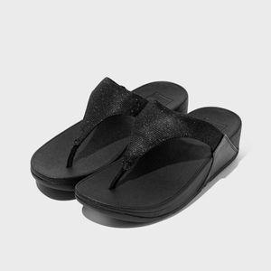 핏플랍 루루 쉬머럭스 토포스트 쪼리 All Black