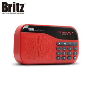 브리츠 BA-PR1 PLUS 휴대용 블루투스 효도라디오 (레드)
