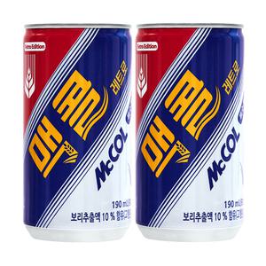 일화 맥콜 190ml 60캔 미니캔 캔음료