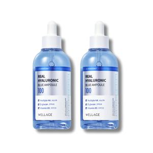 웰라쥬 리얼 히알루로닉 블루 100 앰플 본품 75ml 2개