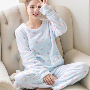 [디작소](당일) SALE 도트 여성 수면잠옷 세트 L 파자마세트
