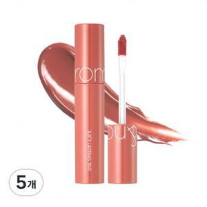 롬앤 쥬시 래스팅 립틴트 5.5g 10호 누디 피넛 × 5개