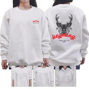[OFK4P0R3]사슴 deer 동물 자연 환경 커플룩 후드티