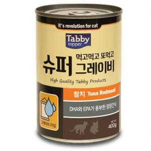 [OFM853P3]테비 고양이 캔 통조림 캣 간식 400g 12p1box