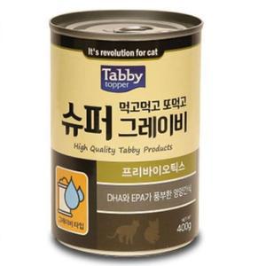 [OFM853P5]테비 고양이 캔 통조림 간식 400g 12p