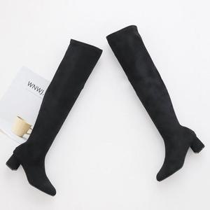 [OFM80N71]sabe 여성 롱부츠 굽5cm 스판부츠