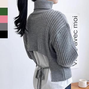 [OFM86MP5]여자 뒷트임 스트랩 골지 목폴라 1P 겨울옷