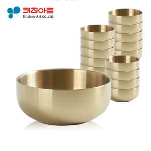 키친아트 금상첨화 티타늄 이중 면기 (중) 20cm  15개 세트