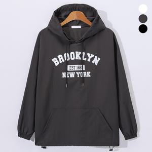 [후앙스]오버핏 브루클린 나일론 후드 아노락 BMHD1919