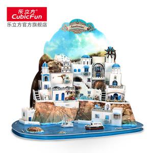 그리스 수집품 산토리니 디자인 3D 입체퍼즐