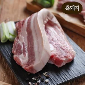 [홍도야지] 산지직송 1등 제주흑돼지 오겹살 야외바베큐용  2.5cm 3cm) 1kg