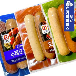 사조오양 델리 수제모듬소시지 3종( 40개마다부과) 캠핑 바베큐 간식
